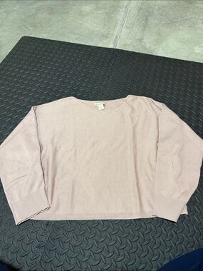 Cynthia Rowley Women’s Light Pink Crewneck Sweater XL